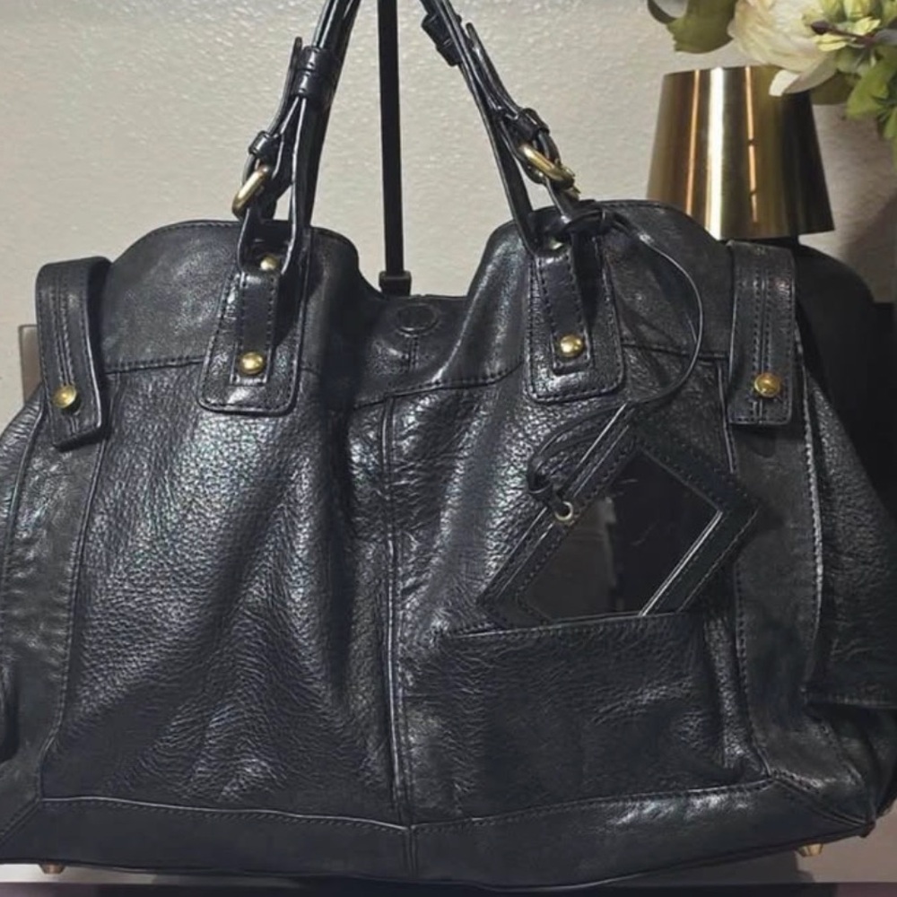 Kooba Black Leather Satchel